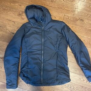 Salomon Navy Hooded Puffer Jacket